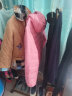 木马人 简约立式简易衣帽架家用卧室挂衣架衣服架子落地收纳架置物架子 【加固加粗】升级款-茶色80长 实拍图