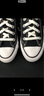 匡威（Converse）【滔搏运动】匡威男鞋女鞋低帮帆布鞋硫化鞋情侣常青经典款黑色 101001 37.5 实拍图