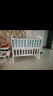 呵宝（HOPE）婴儿床实木环保新生儿宝宝摇篮床可拼接多功能儿童bb床 豪华版（120*65cm）+椰棕床垫+企鹅之家床品 实拍图