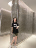 彪马（PUMA）百搭休闲短袖T恤男女情侣LOGO春夏印花运动上衣532279 黑色-01 L (180/100A) 实拍图