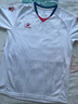 KELME /卡尔美定制足球服男套装比赛透气短袖V领组队服印字印号球衣 白红 M 实拍图