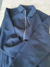 布先生翻领针织羊毛外套男春秋双侧口袋开衫毛衣BT12131 深灰蓝 XL (180) 实拍图