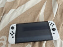 任天堂（Nintendo）Switch OLED/续航加强日版/港版便携家用ns体感游戏掌机 港版OLED白色64GB（加赠2年会员） 实拍图