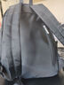 莱夫双肩包女大容量通勤旅行经典百搭轻便帆布背包 中号黑色(可放A4杂志) 实拍图