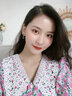 翡拉拉（fellala）【商场同款】绿光系列手绘彩晶珐琅耳环女复古荷叶耳钉时尚耳饰 商场同款 实拍图