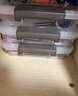 禧天龙（Citylong）透明收纳盒证件文具零件化妆品收纳盒衣服玩具整理箱加厚收纳盒 【A4】透明白&重要证件收纳 三个装【店长推荐超划算】 实拍图