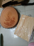 陳州 银杏木砧板实木菜板整木家用案板泰兴白果树菜板原木刀板圆菜墩 【32*5cm】带皮自然圆 小板 实拍图