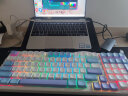 VGN V98Pro 游戏动力 客制化键盘 机械键盘 电竞 办公 全键热插拔 三模 gasket结构 V98Pro冰淇淋轴Pro 海盐 实拍图