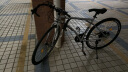 EG7公路山地自行车成人死飞变速通勤越野旅行城市单车儿童男青少年 星光40刀-钛银色 26寸 实拍图