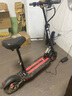 永久电动滑板车便携两轮代步车电瓶车迷你小型代驾折叠电动车锂电池 48V黑/45-55KM/铝合金版强动力 实拍图