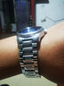 港爵表带钢带男手表链女精钢蝴蝶扣手表配件代用卡西欧浪琴天梭手表带 银色 [送弧形接口】 21mm 实拍图