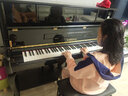 星海钢琴家用练习新款XU升级款立式钢琴专业演奏儿童成人初学习考级 123cm88键AC300黑色专业演奏 实拍图