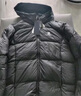 骆驼炽云羽绒服男女冬季连帽防泼防风鸭绒轻暖情侣面包服 黑色 男模展示【炽云】131B 3XL 实拍图