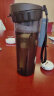 特百惠（Tupperware）茶韵塑料杯 男女学生夏季运动水杯子大容量带滤格 酷炫黑500ML 实拍图