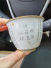昌朴居 汝窑茶杯主人杯品茗杯功夫茶杯心经杯陶瓷茶盏茶具个人单杯喝茶杯 月白汝窑敞口杯-心经 实拍图