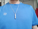 马登福叔美式复古925纯银防空哨子可吹响工装吊坠口哨项链男潮流百搭 圆盒子链 实拍图