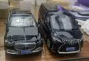 NOREV 1:18诺威尔2021款 奔驰s680迈巴赫 合金汽车模型 车模 豪华轿车 S680 黑色大饼轮毂 实拍图
