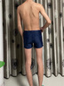 佑游泳裤男士六件套平光近视度数泳镜泳帽套装速干平角泳裤游泳装备 25155仿鲨鱼皮蓝色平光 2XL(135斤-155斤) 实拍图