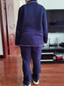 韩彩（HACAI）韩彩睡衣男秋冬季三层夹棉加厚男士睡衣冬天家居服套装 宝兰 L 实拍图