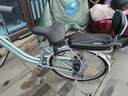 永久（FOREVER） 自行车后座椅山地车后座垫儿童座椅加厚舒适电动车通用后置座垫 靠背坐垫-黑色+后座脚踏板 实拍图