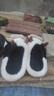细细条（XIXITIAO）情侣可爱小奶牛棉拖鞋秋冬季男女士居家亲子保暖毛毛拖鞋 全包跟款白色 42-43（适合41-42的脚） 实拍图