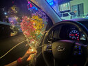 心无止镜车载车内氛围灯LED冷光线汽车内饰灯带APP控制七彩音乐节奏灯爆闪灯条无损改装免接线中控门边 3灯源穿线款（副驾仪表台+两车门）4米光纤 实拍图
