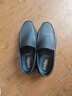 金利来（Goldlion）男鞋男士皮鞋时尚商务休闲鞋鞋舒适乐福鞋55923018401A-黑色-44码 实拍图