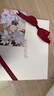 宝石蝶真丝丝巾杭州丝绸桑蚕丝围巾披肩女妈妈生日礼物女红礼盒蓝调物语 实拍图