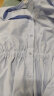 欧莎（OSA）【自在美好】白色轻薄衬衫女夏季显瘦设计感小众宽松收腰v领上衣 天蓝色 L 晒单实拍图
