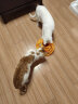 憨憨乐园 猫玩具猫咪玩具三层猫转盘猫球宠物幼猫小猫逗猫玩具猫抓板耐爪剑麻玩具 颜色随机 实拍图