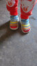 卡特兔儿童凉鞋夏季男童毛毛虫凉拖女宝机能鞋包头学步鞋XBF3蓝色14cm 实拍图