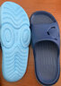 回力潮流运动拖鞋浴室内外时尚耐磨软底韩版沙滩凉拖鞋男HL0155-1蓝色40码 实拍图