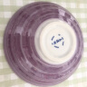美浓烧（Mino Yaki） 绘手纸圆盘日式和风7英寸深盘釉下彩菜盘蔬菜盘小吃点心盘 紫茄款(17*4.8cm) 实拍图