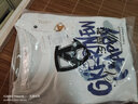 潮西登短袖T恤男bf原宿风夏季情侣装七ulzzang上衣服生短袖韩版 白色 L 实拍图