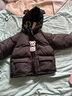 嘟嘟家儿童棉服冬装男童冬季加厚外套女童保暖棉袄宝宝卡通连帽童装上衣 黑色 110cm 实拍图