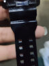 添赋适用卡西欧手表带 g-shock GA-110 100 400 700黑金橡胶表带配件 亮面-亮光金扣 16MM(工具+贴膜) 实拍图