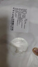 宝娜斯（BONAS）窄版阔腿裤女韩版高腰宽松法棍呢绒直筒裤抽绳垂感裤拖地裤 米白 雪尼绒 常规款 1条 均码 适合80-140 实拍图