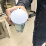 特百惠（Tupperware）莹彩塑料杯 男女学生夏季运动水杯子户外家用办公 冰水蓝430ML 实拍图