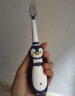 KUTA儿童电动牙刷充电式3-6-12岁适用 声波洁牙 柔感护龈 高效清洁 杜若蓝+3刷头 实拍图
