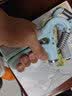 自由伙伴 握力器 男专业可调节100kg成人学生健身器材 计数握力器腕力器 马卡兰色+护手 实拍图