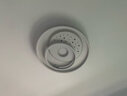 四季沐歌（MICOE） 照明轻奢客厅卧室吸顶灯具套餐led现代白色奶油风大气简约中山 45W 黑白//遥控调光/φ48cm 实拍图