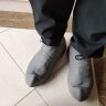 回力雨鞋套男女成人儿童硅胶时尚加厚便携短筒防水雨靴雨鞋 HXL-1000 黑色 M（适合35码至39码） 实拍图