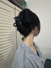 红允渐变蝴蝶结抓夹女2025新款高级感鲨鱼夹发量多盘发夹子发夹后脑勺 黑色蝴蝶抓夹F121 实拍图