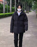 VUUG冬装新款棉服男潮牌美式高街连帽加厚保暖棉衣男女同款棉袄外套男 黑色 XL 晒单实拍图