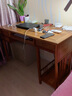 梨舍 红木家具非洲花梨（学名：刺猬紫檀）办公书桌 书桌椅组合 实木电脑桌写字台 1.28m单张电脑桌 实拍图