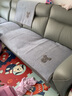 钟爱一生刺绣雪尼尔沙发垫套装四季通用沙发罩套巾防滑盖布定制沙发坐垫子 雪尼尔 闪电熊-浅灰色 70cm*210cm 实拍图