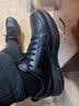 斯凯奇（Skechers）男鞋2026新款秋季闪穿鞋皮鞋全黑简约百搭运动休闲商务鞋 深褐色/COC  43 实拍图