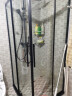 箭牌弧扇形304不锈钢可定制淋浴房隔断浴室干湿分离卫生间沐浴房 弧扇型不锈钢900*900尺寸（定制） 实拍图