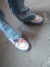 回力童鞋儿童棉鞋2025冬季新款高帮加绒加厚二棉鞋子男童保暖百搭冬鞋 加绒蓝色 -W2420 34 推荐脚长21.0内长22.0 实拍图