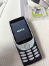 诺基亚NOKIA8210 4G 移动联通电信全网通 2.8英寸双卡双待 直板按键手机 老人老年手机 学生手机 蓝色 实拍图
